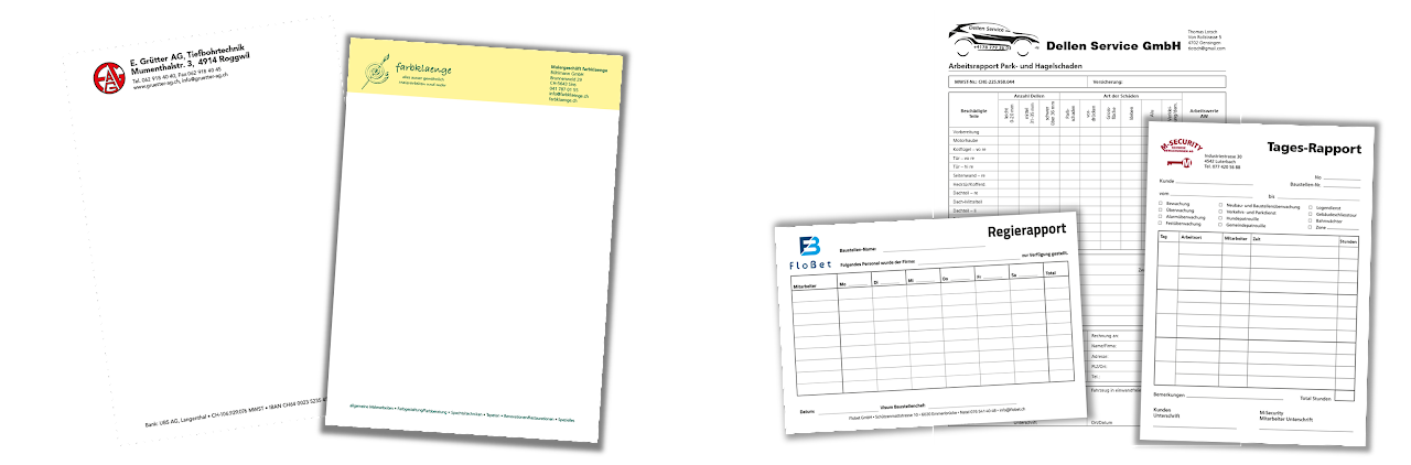 Briefpapier & Durchschreibegarnituren