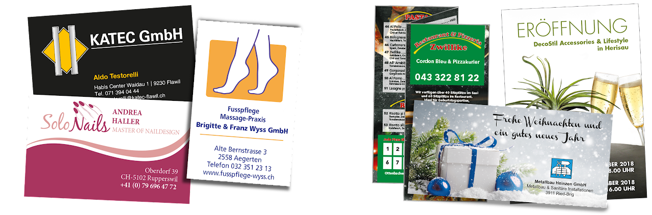 Flyer & Visitenkarte